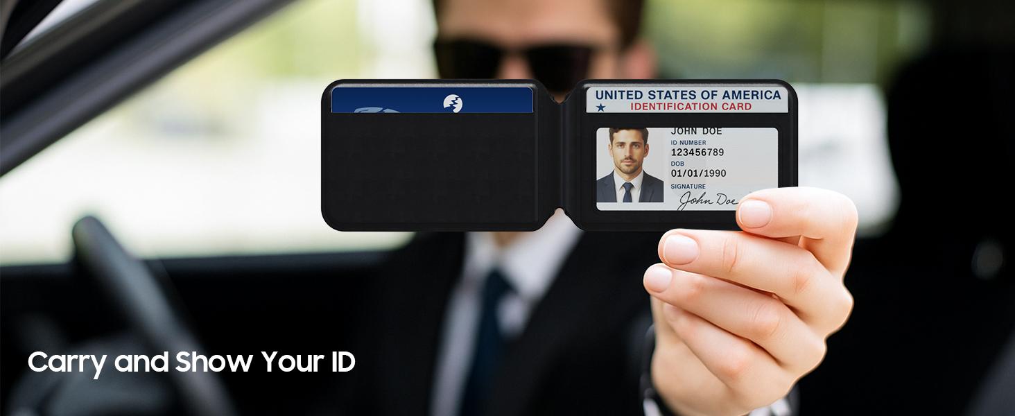 Mag-Safe Wallet Magnetic Wallet for Phone Lightweight Magnetic Phone Pouch Stand Adjustable Leather Mag-Safe Card Holder for iPhone 17/16/15/14/13/12 Series, Not for iPhone 13/12 Mini