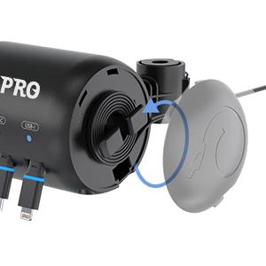 Multi Car Retractable Backseat 3 in 1 Car Charging Station Box Compatible with All Phones |   iPhone |   Samsung |   Uber Taxi Lyft Turo Ride Share Customer Charging Dock Attach to Headrest