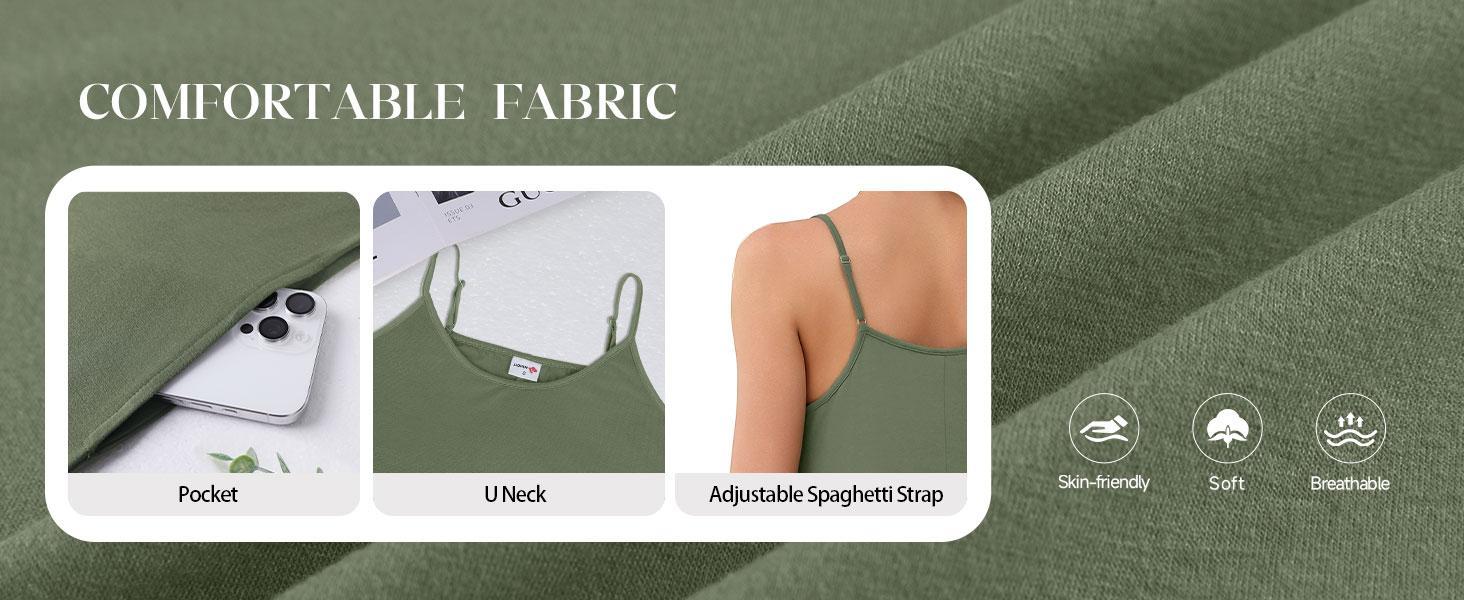 OFEEFAN Women's Maxi Dresses for Women Casual Long Summer Sun Dresses 2026 Spaghetti Strap Hawaiian Vacation Outfits for Women