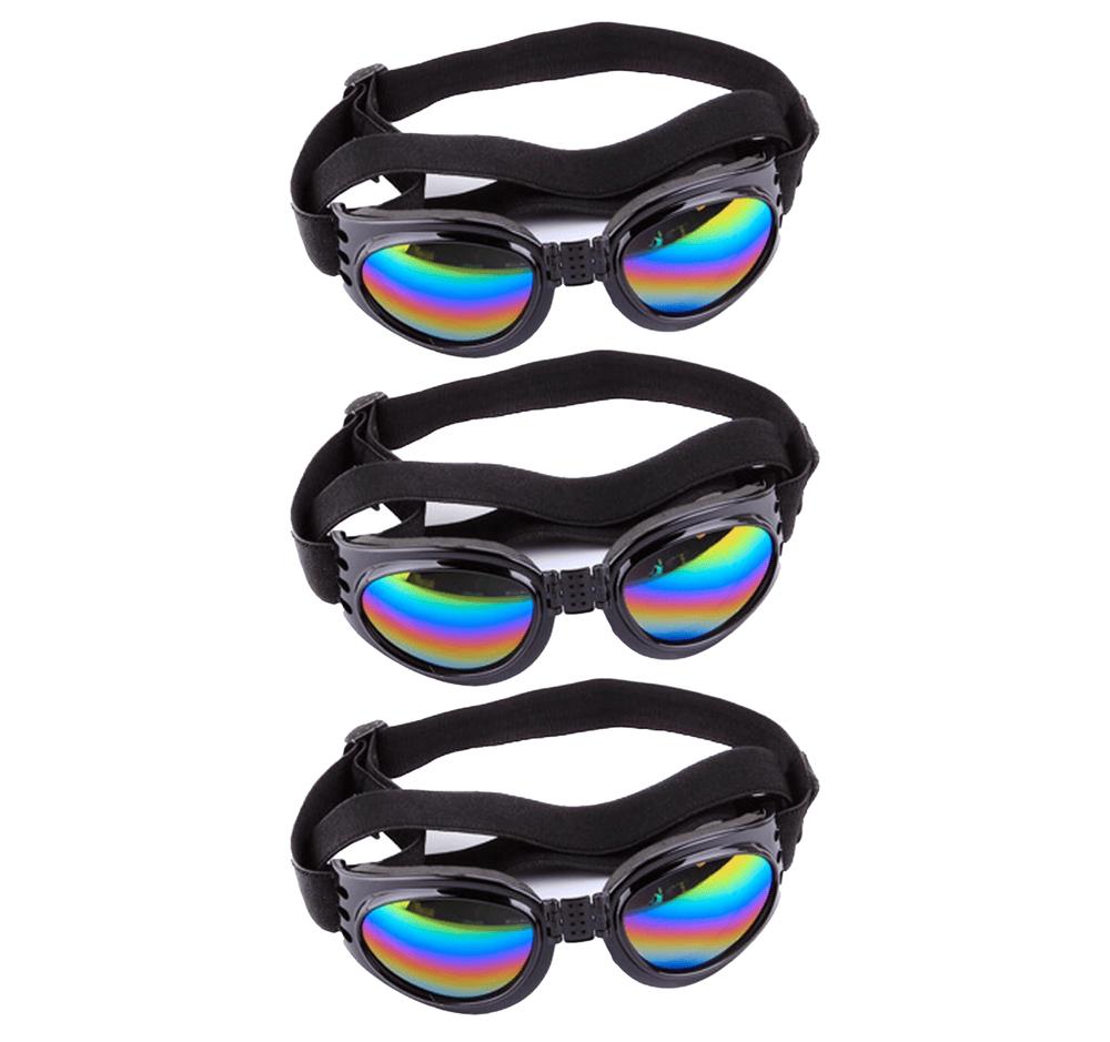 Trendy Small Dog Eye Protection Sunglasses - UV Shield Doggles for Outdoor Adventures