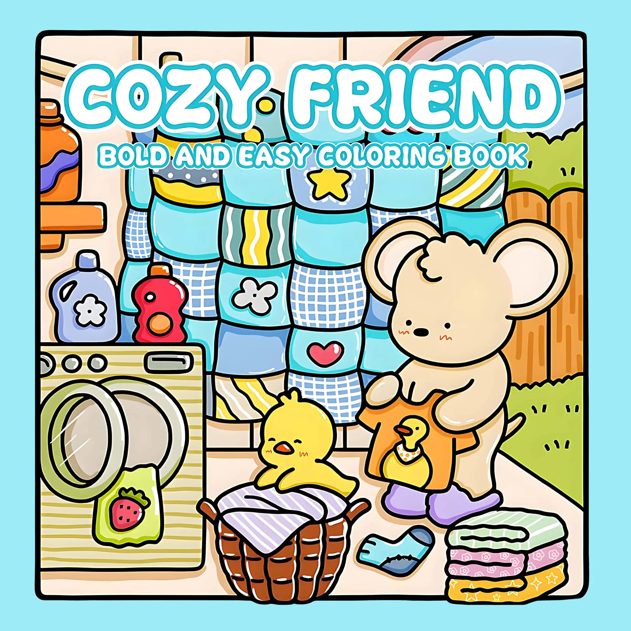 Friendship Theme Coloring Book (24 Pages), Perfect Gift for Back-To-School, Easter, New Year, Graduation, Office, School Supplies
