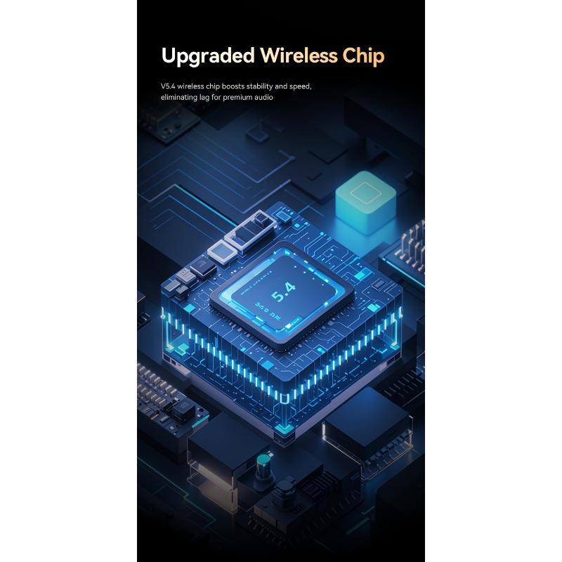 Wireless Gaming Headsets, 5.3 Generation, Wireless 360° Stereo, Light Folding Design, Noise-cancelling Microphone, Type-C Charging & USB-C Interface, Clear Call Music, Sports Music Compatible, Wireless Gaming Headset