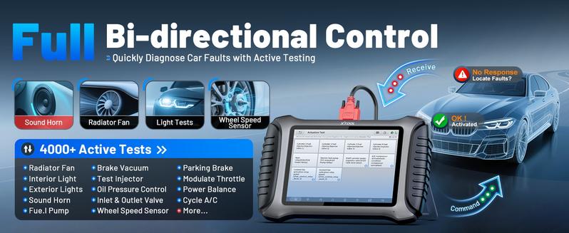 XTOOL X100 PAD3 Scan Tool & Programmer Tool with [KC100+EEPROM Adapter $350 Value Kit], All System Bidirectional OBD2 Scanner with FCA AutoAuth, 38+ Resets, ECU Coding, CAN FD & DOIP, 2 Years Update