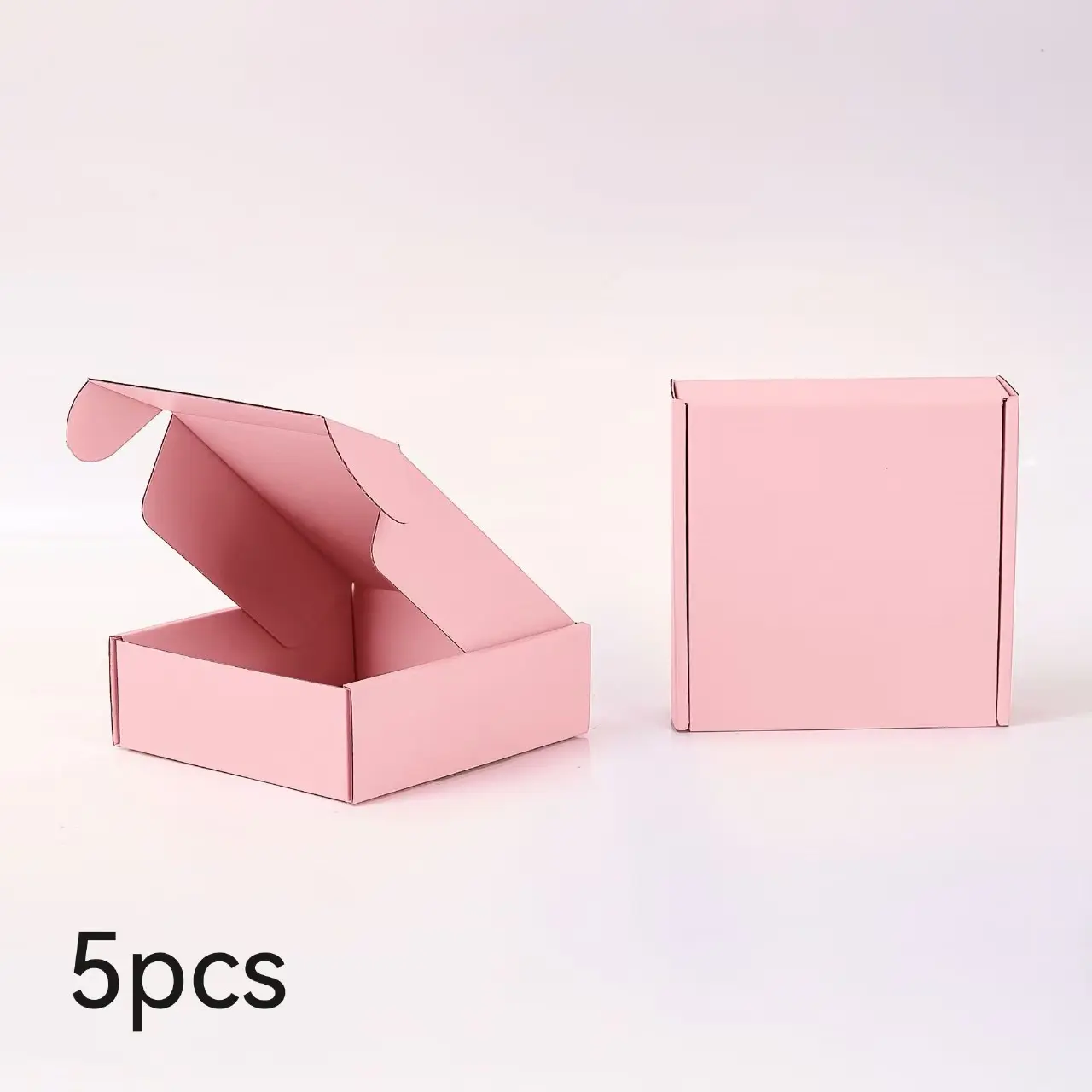 5pcs Light Hard Cardboard Boxes, Multiple Colors Available, Shipping & Packaging Boxes, Boxes for Wrapping Gifts, Ideal for Small Business Products