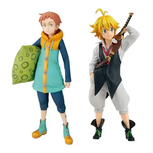 2026 hot item Hot Anime Meliodas King Model Character Doll Pillow Poses Carrying Sword Action Figure PVC Action Figure Collection Gift