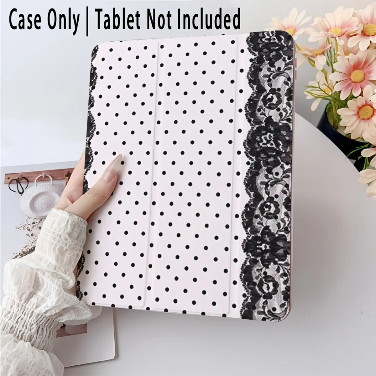 iPad protective case, suitable for iPad Air4/5, iPad 7/8/9, iPad Pro 2/3/4 generation 11inch, iPad 11/10 generation 11/10.9inch, PU cover and hard transparent back with built-in pencil slot and auto sleep/wake function, suitable for iPad Air7/Air6