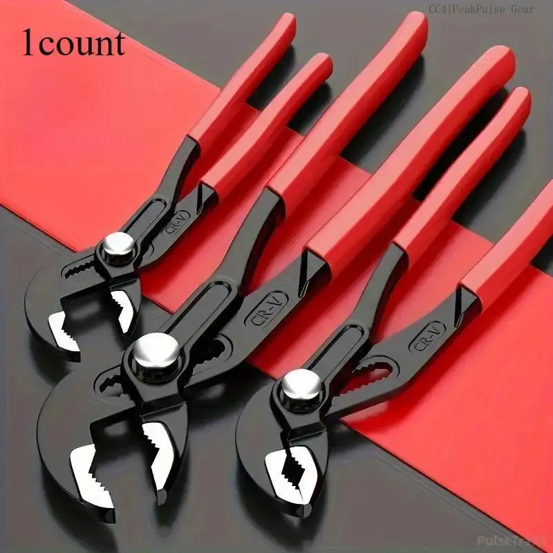Adjustable Slot Joint Pliers, Heavy-duty Water Pump Pliers, Multi-purpose Professional Elbow Pump Pliers, Industrial All-purpose Hand Tools, Household and Office Use, Men's GiftPulseTrail5CC41PeakPulse Gear
