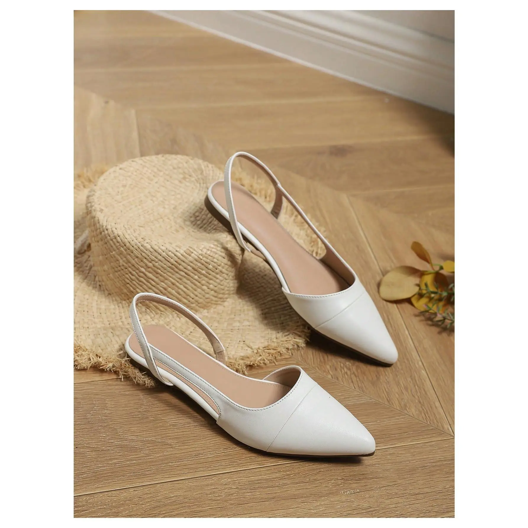 Pointed Toe Slingback Flats Slip on Flats Casual Dressy Office Work Shoes Pointed Toe Slingback Flats Slip on Flats Casual Dressy Office Work Shoes
