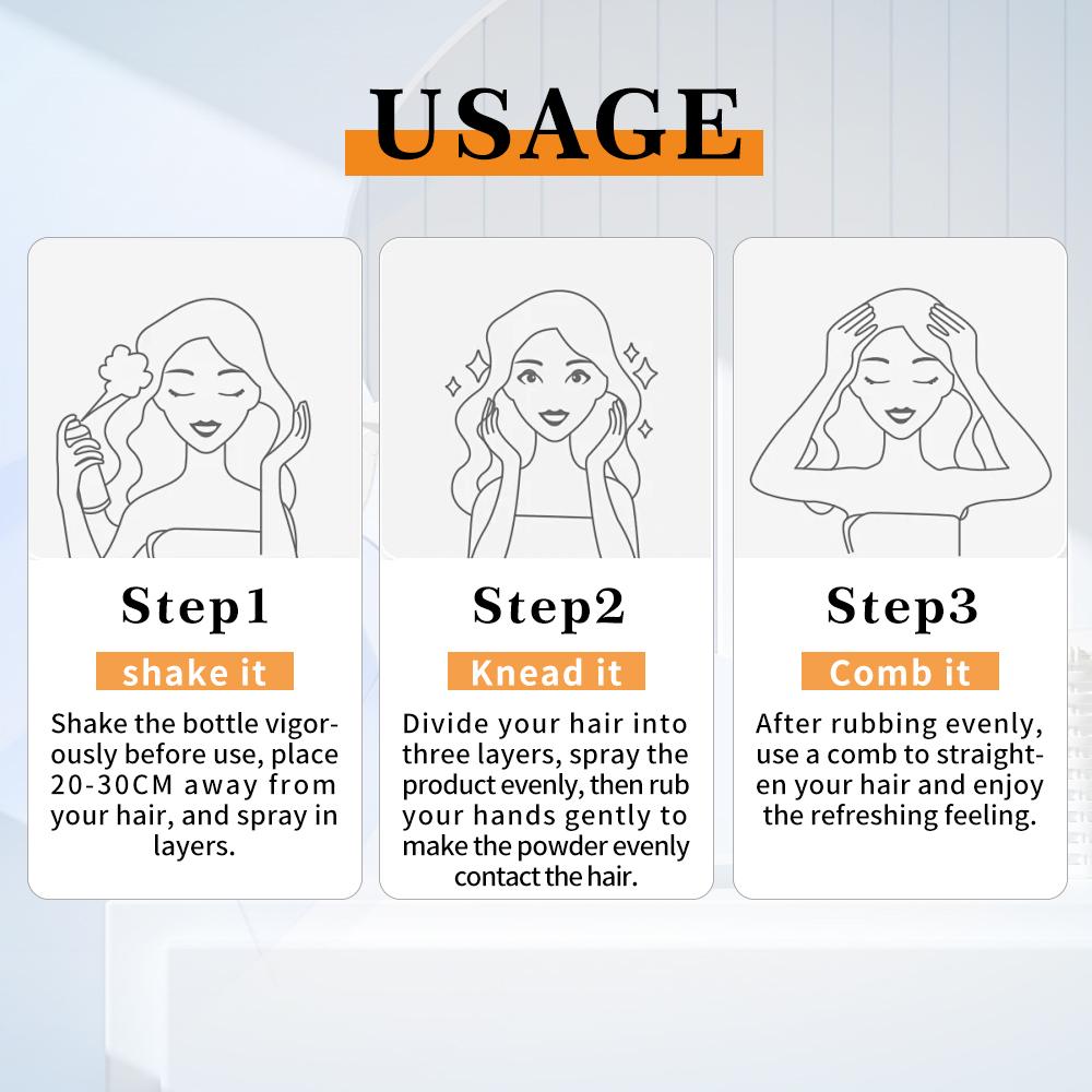 VGO-Dry Shampoo Spray 150ml/5.07 oz - Oil Control and Volumizing Haircare Instantly Refreshing Hair Gentle Comfort Cleanser for Healthy Scalp Bar Growth Expandable Lazy Bun Holder paddle brush World-Famous VGO-Dry Shampoo Spray 150ml/5.07 oz - Oil Control and Volumizing Haircare Instantly Refreshing Hair Gentle Comfort Cleanser for Healthy Scalp Bar Growth Expandable Lazy Bun Holder paddle brush World-Famous