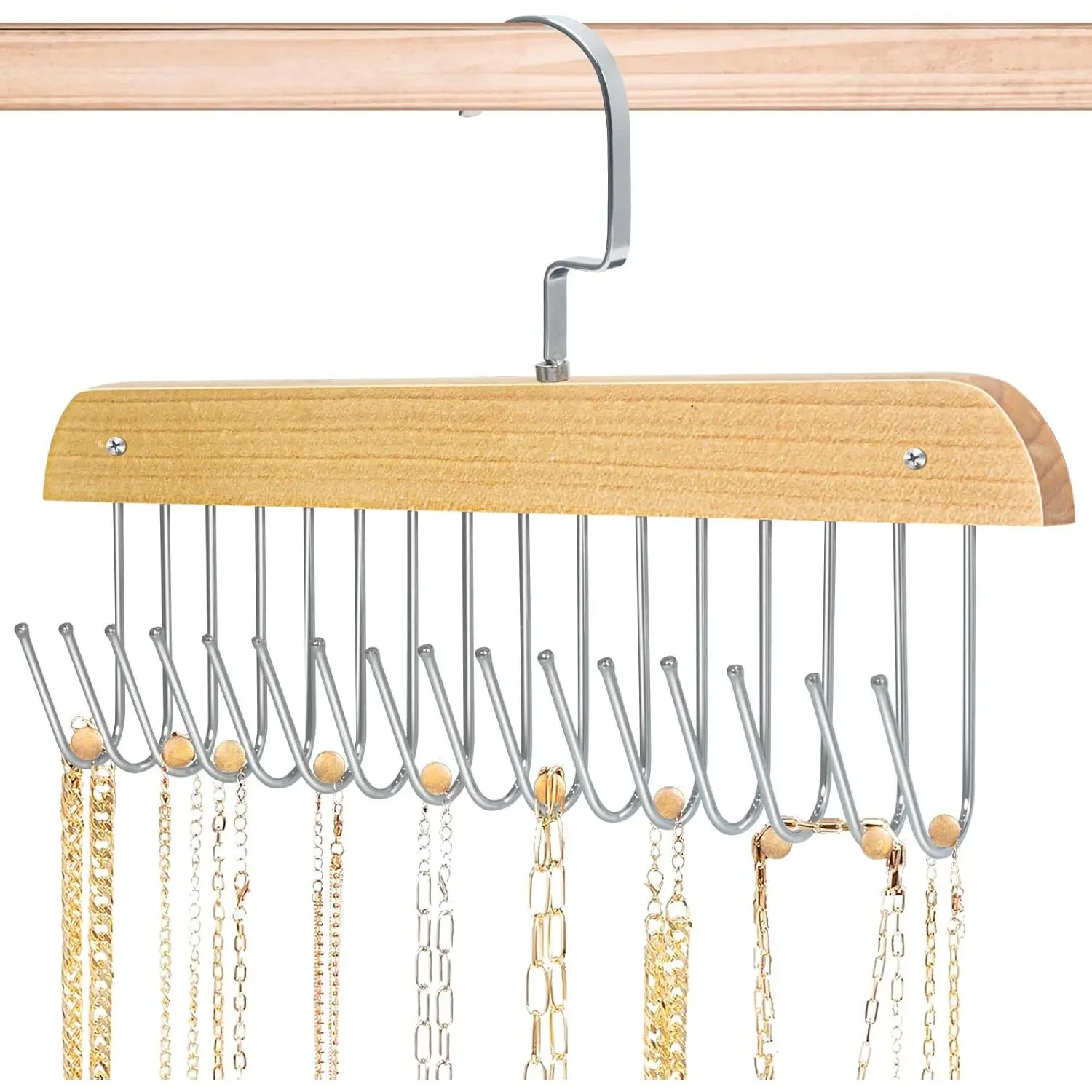 Jewelry Holder Organizer Wall Mount Necklace Holder Necklace Organizer Hanging Jewelry Organizer