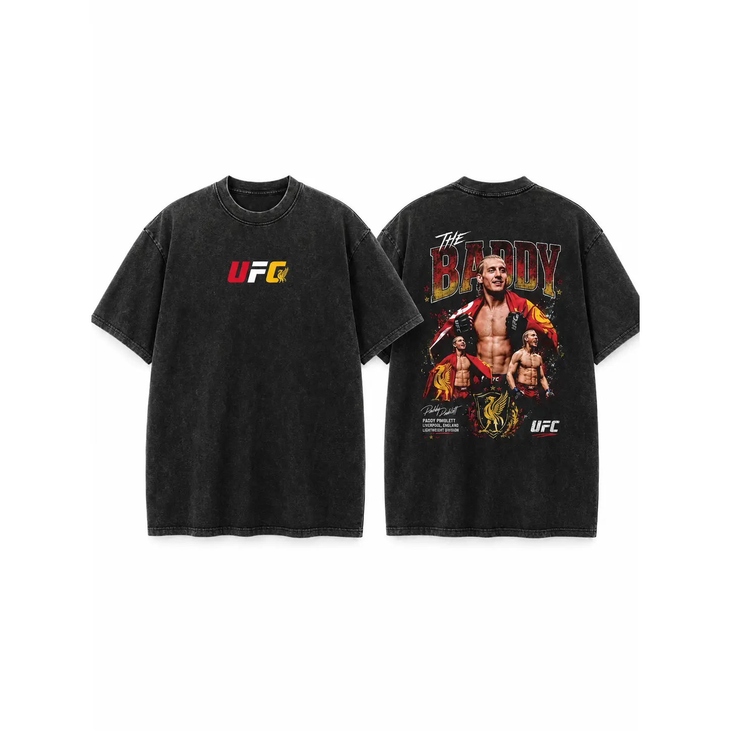 Men's UFC Paddy Pimblett The Baddy T-Shirt, The Baddy UFC Graphic Tee, UFC MMA Shirt, Gift for Fighters, Sports Apparel Cotton Tee, UFC Merch, Vintage Casual Style Gift