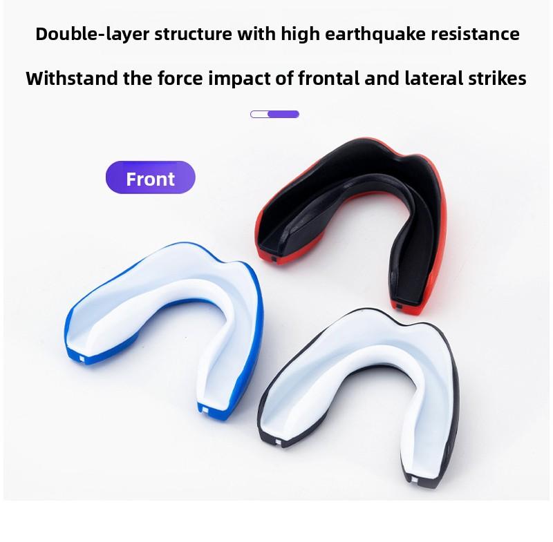 High Impact Protection Mouthguard for Boxing Sports Teeth Guard Gum Shield with Case Comfortable Fit for MMA Training Wrestling Karate