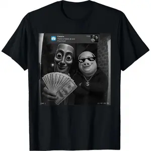 Tung Tung Tung Sahur John Pork There is Motion at Your Front Door Meme Brainrot T-Shirt Funny Graphic Tees