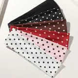 6pcs Women's Polka Dot Sporty Headbands, Elastic Sweat-Wicking Hair Bands, Fashionable Striped Headwear, Workout Headband for Yoga, Running, Commuting