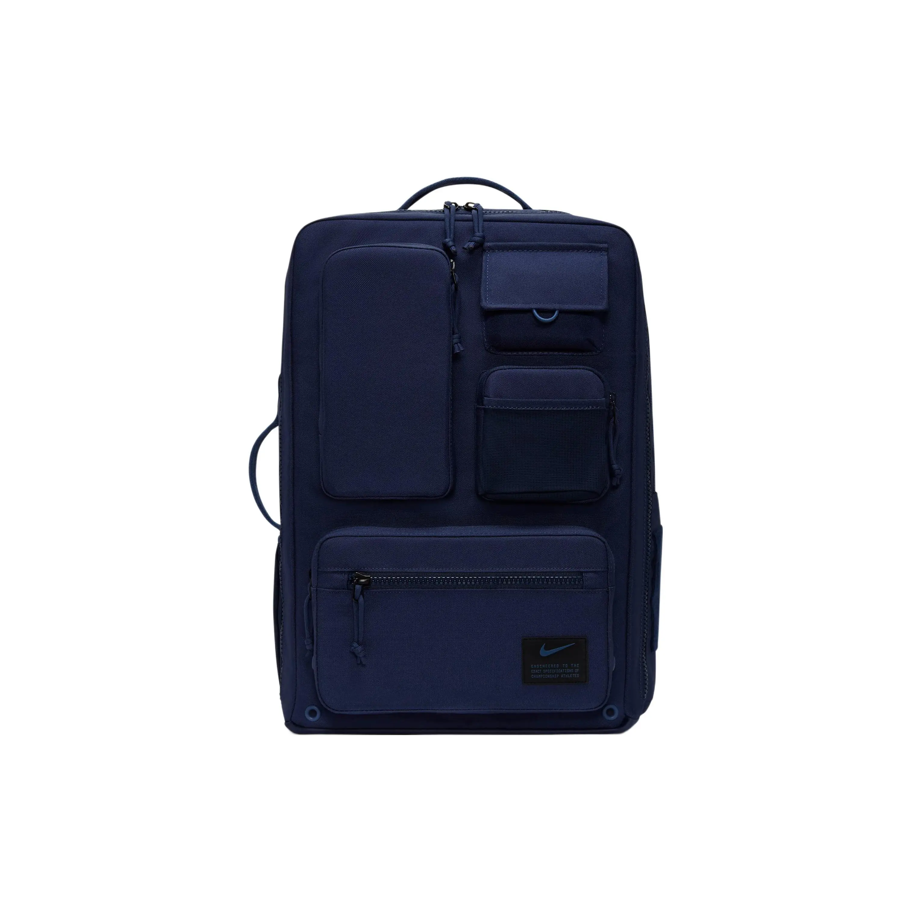 Nike Utility Elite Large-Capacity Training Backpack for Men and Women – Casual Style in Navy Blue