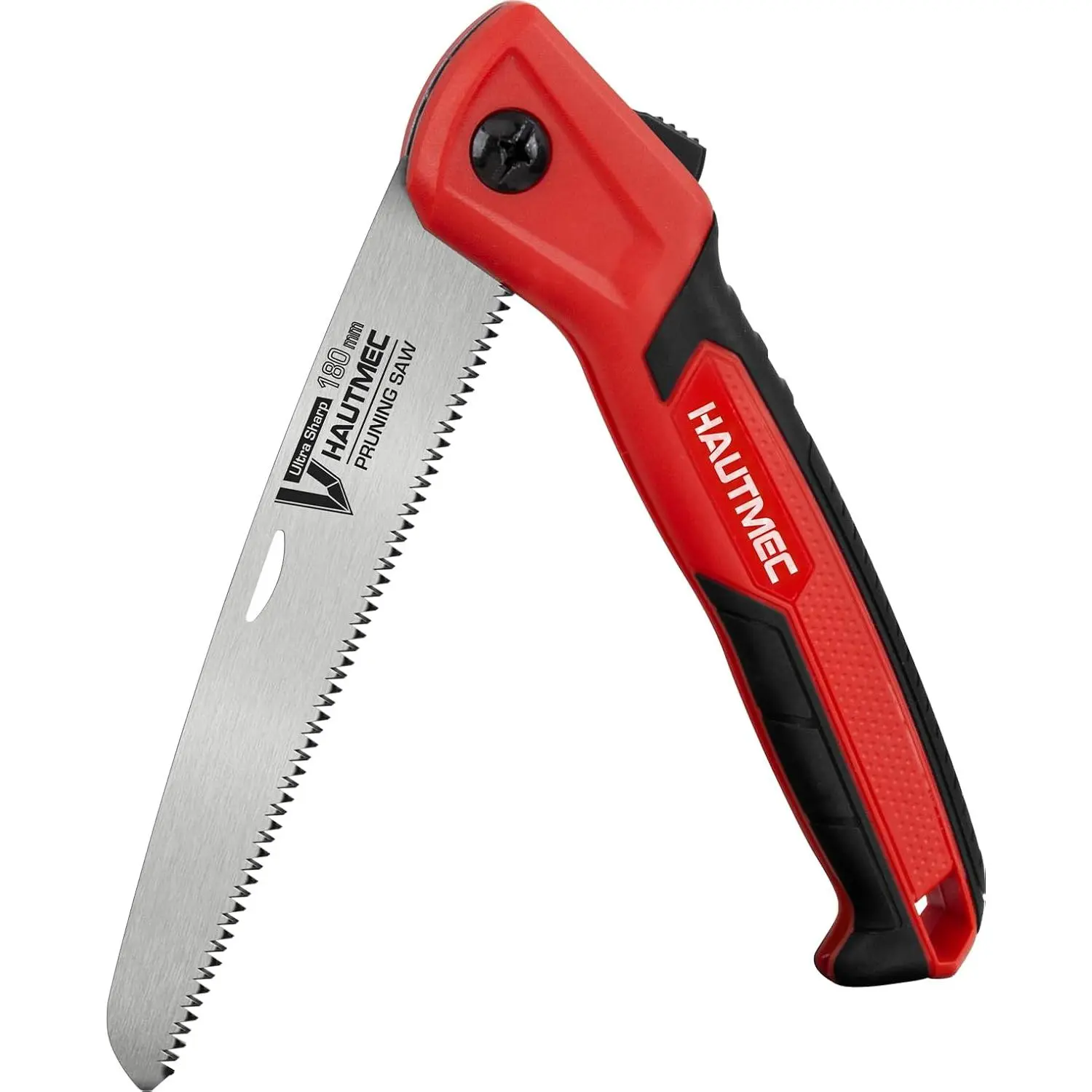 7 in Folding Pruning Saw - SK5 Steel Triple-Cut Small Hand Saw for Tree Trimming, Camping, Folding Saw