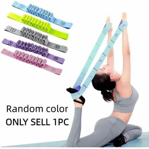 1pc Elastic Resistance Band, Yoga Stretching Strap, Ideal for Body Flexibility, Leg Training, Sculpting, Fitness Equipment