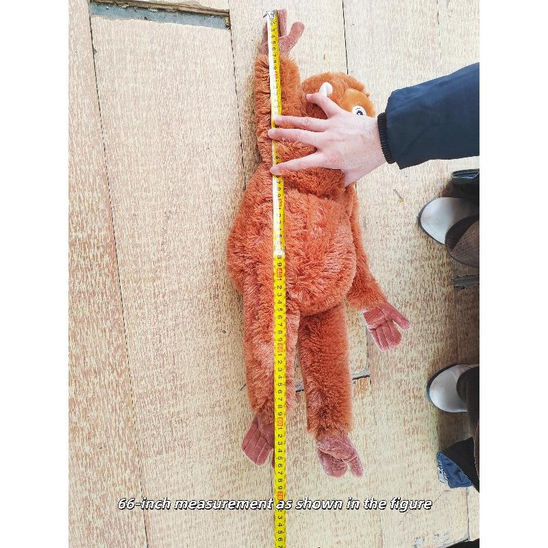 Cute Hugging Monkey Plush Toy Soft Stuffed Animal Pillow for Kids Gift