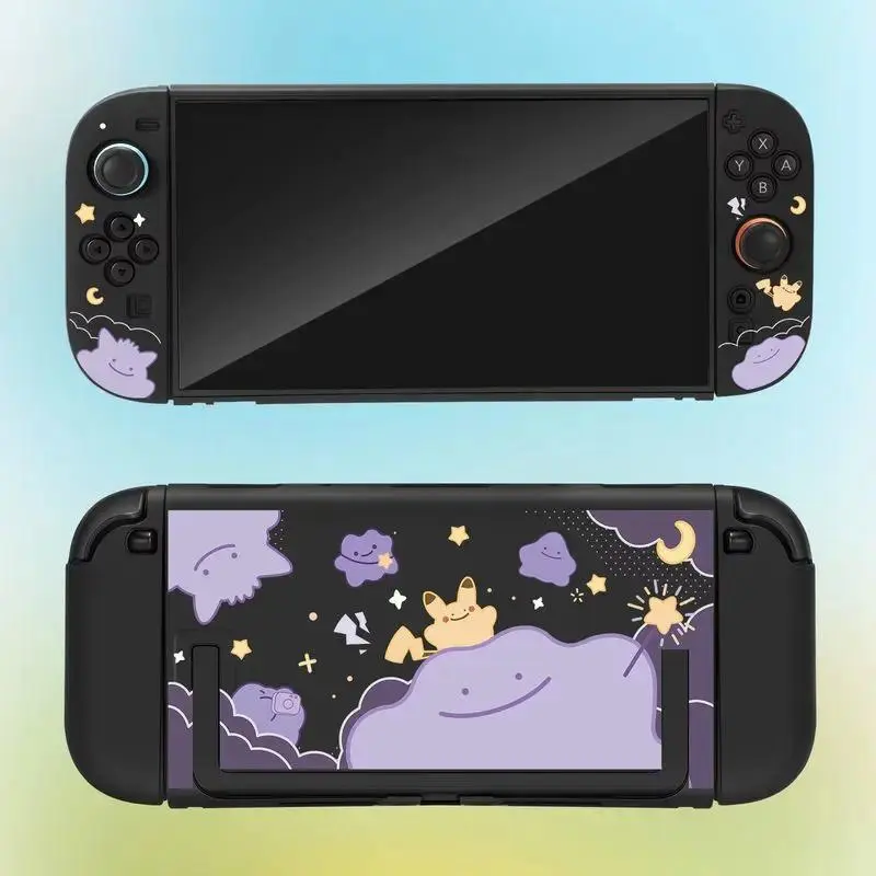 Hot Switch 2 Matte Hard Shell Protective Case Ditto Pattern For Ns 2 Joy Con Handheld Game Console Accessories Periphery
