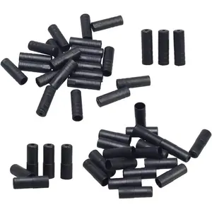 200 Pieces Total Bike Bicycle Plastic 5mm Brake 4mm Shift Cable Housing Ferrule End Cap Crimps