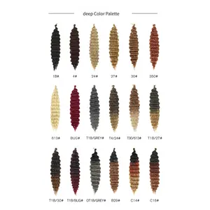 DB- Deep Twist Crochet Hair Synthetic Braiding Hair Extensions-DB