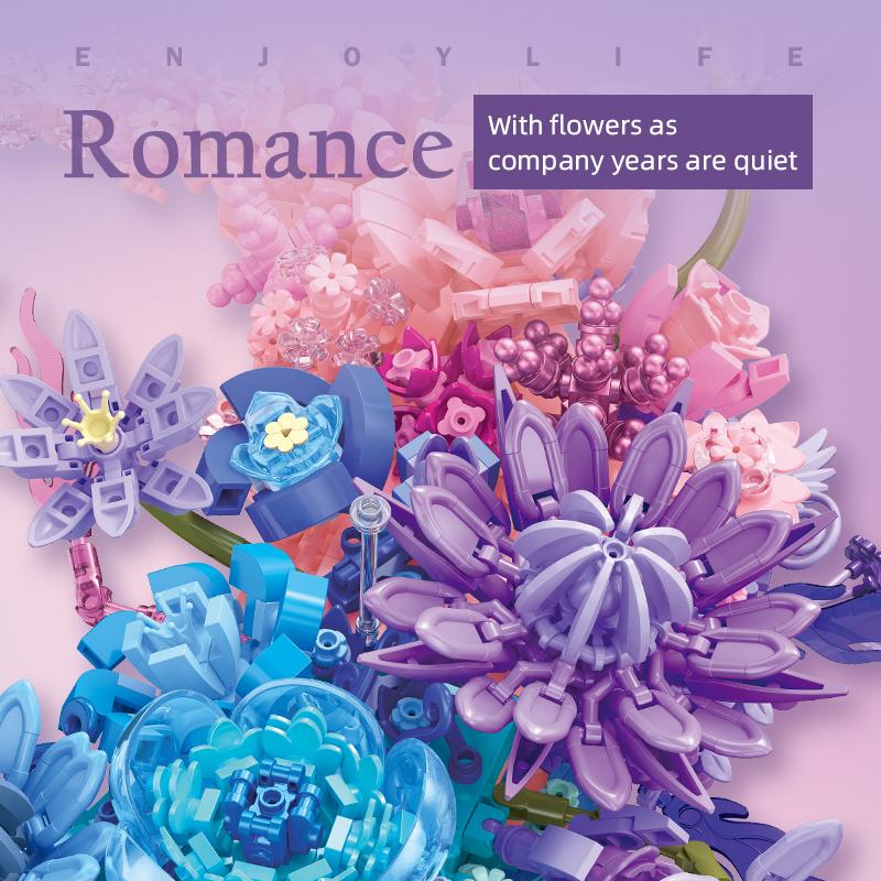 Moon Flower Brand Faux Roses Bouquet Artificial Rose Bouquet Crescent-Shaped Botanical Collection for Adults Kids Unique Décor Table Wall Decoration Home Decor Great Gift for Her Him