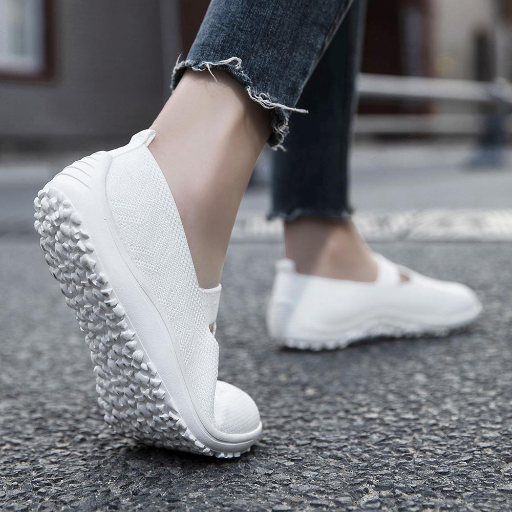 Barefoot Flats Shoes for Women Casual Slip on Zero Drop Mesh Minimalist Walking Fashion Wide Toe Box Sneakers Lightweight Summer Athletic Sports Loafer