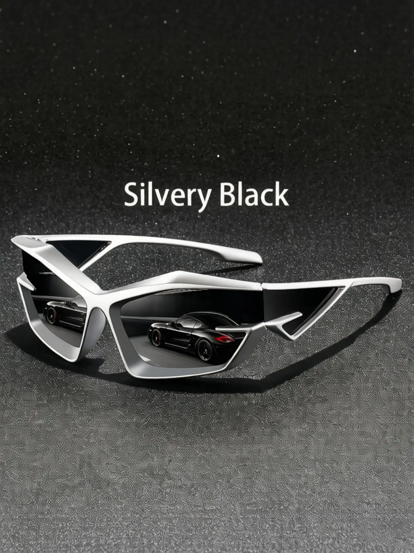 Vintage Y2K Steampunk Oversized Fashion Glasses, Unisex Tac Lenses, Durable PC Material, Lightweight, Ideal for Outdoor Activities
