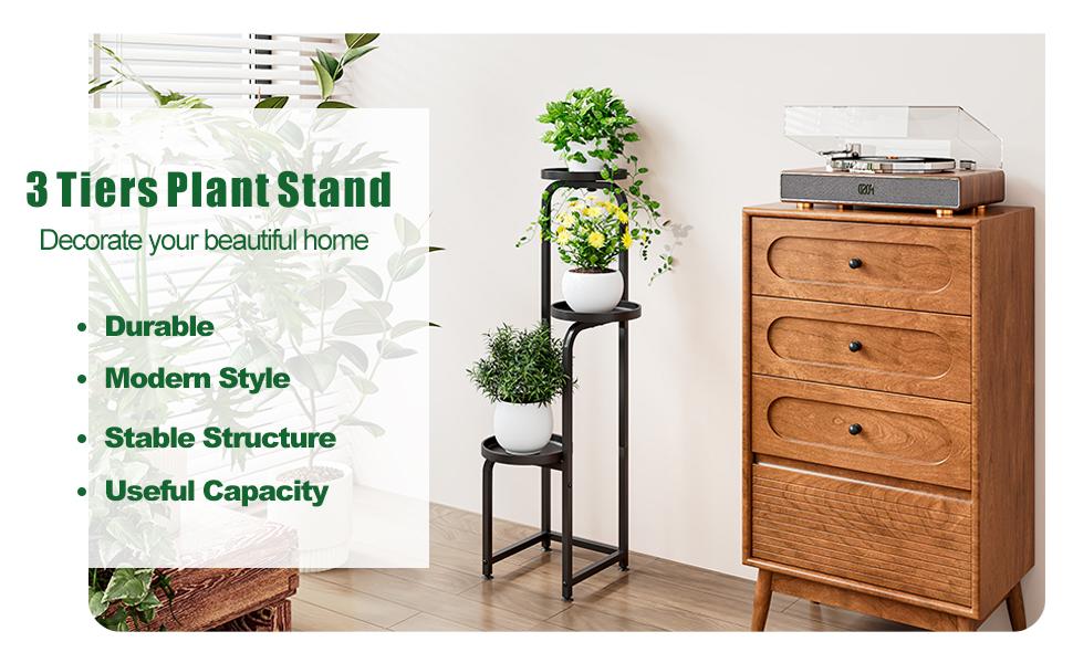 3 Tier 4 Tier 5 Tier Plant Stand Indoor Outdoor Metal Plant Shelf for Multiple Plants Corner Flower Holders for Living Room Balcony Bedroom Patio Garden 3 Tier 4 Tier 5 Tier Plant Stand Indoor Outdoor Metal Plant Shelf for Multiple Plants Corner Flower Holders for Living Room Balcony Bedroom Patio Garden