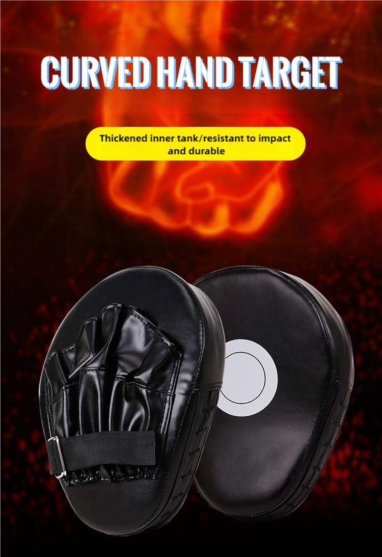 Kick Boxing Gloves Pad PU Leather Punch Target Bag MMA Karate Muay Thai Free Fight Sanda Training Equipment