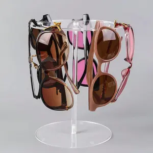 Multifunctional Acrylic Eyewear Organizer, Accessory Holder, Keychain Rack, Sunglass Stand, Ideal for Vanity, Bedroom, Closet, Office