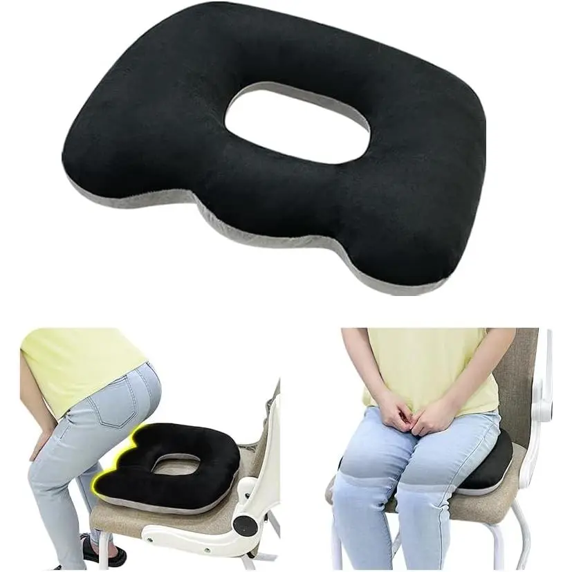 Donut Doughnut Seat Cushion for Butt Lifting Tailbone Pain Relief Hemorrhoid Sitting Pillow for Postpartum After Surgery Pressure Ulcer Care