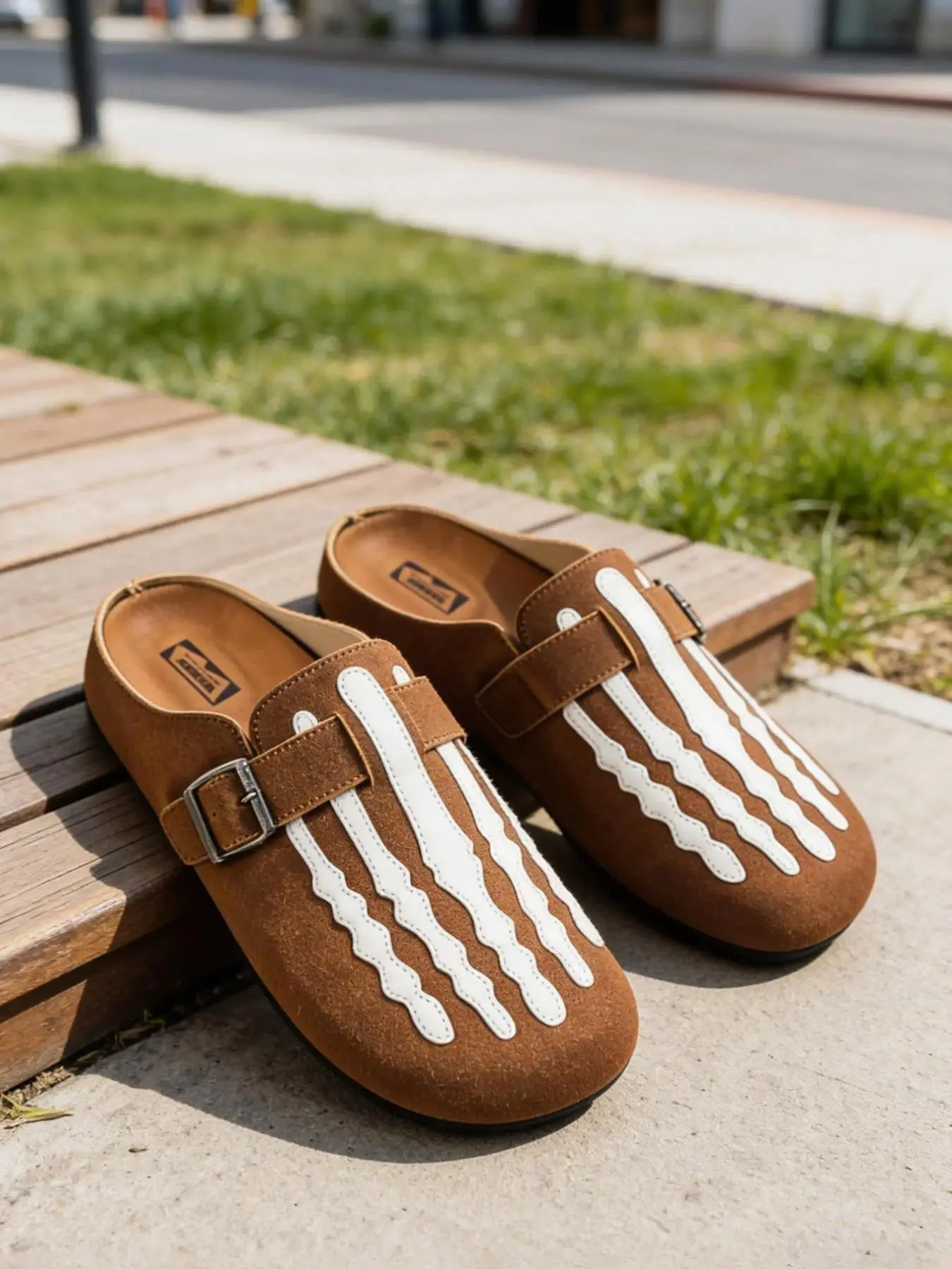 Spring Summer New Men's Half-Enclosed Sandals, Soft Skin-Friendly Material, Lightweight Design for Indoor Relaxation & Outdoor Walks Slippers Sandals Slides Soft Clogs Boston Soft Clog