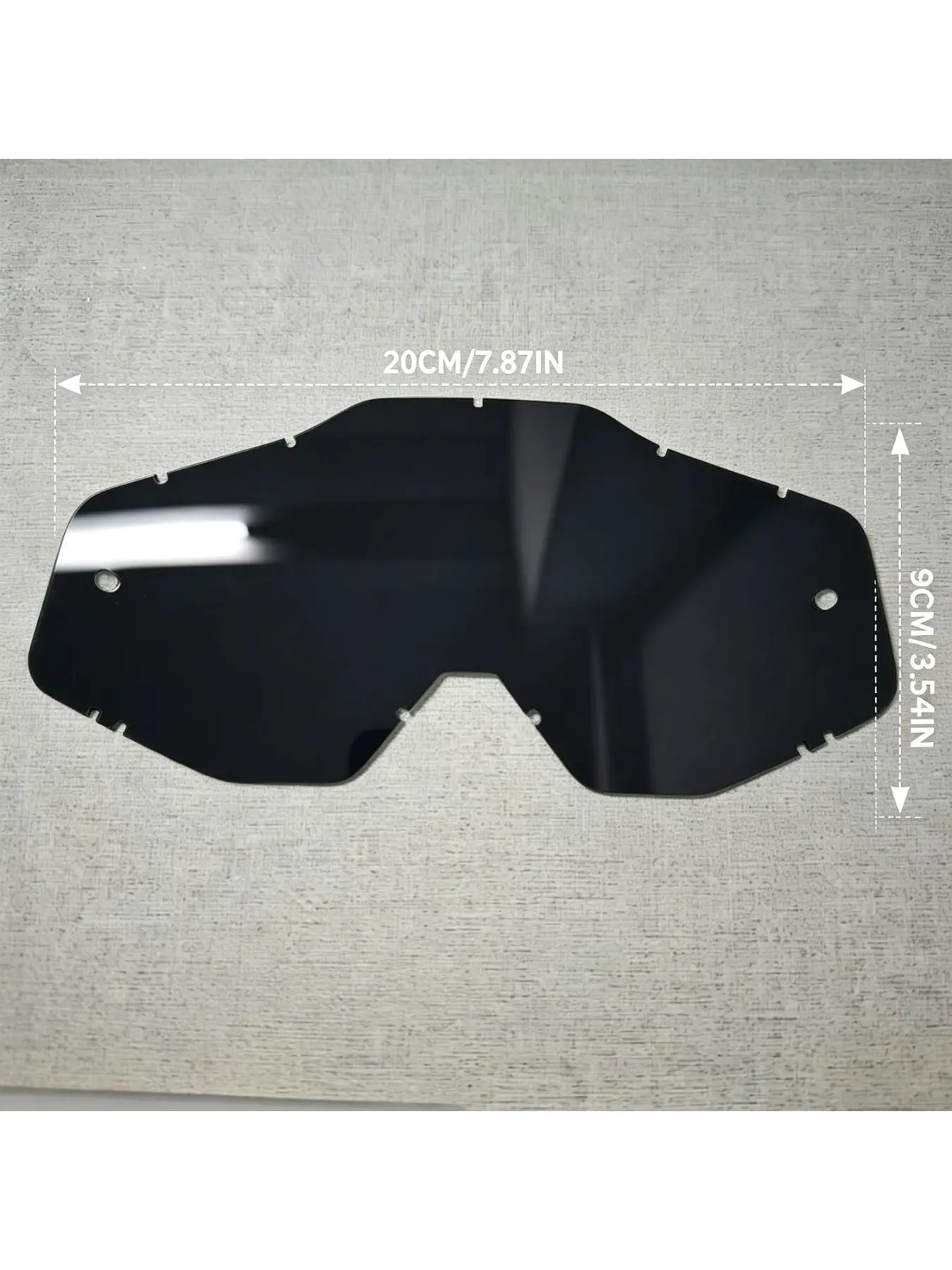 Outdoor Sports Spare Replacement Lenses For Cycling Sunglasses , Compatible With Noseless Cycling Frame, Effective Wind Dust Sand Protection, Ideal For Cycling Off‑Road Hiking Travel, Replacement Lens With Protection And Personalized Decoration Function