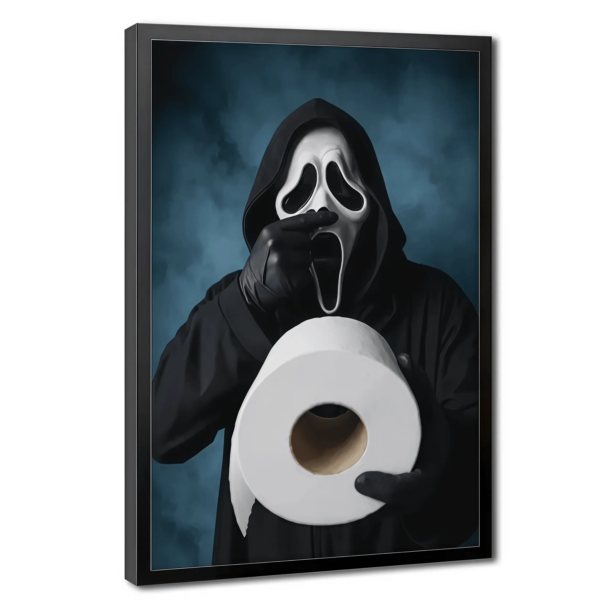 Funny Scream Bathroom Poster - Horror Movie Wall Art - Ghostface Wall Print Funny Scream Bathroom Poster - Horror Movie Wall Art - Ghostface Wall Print