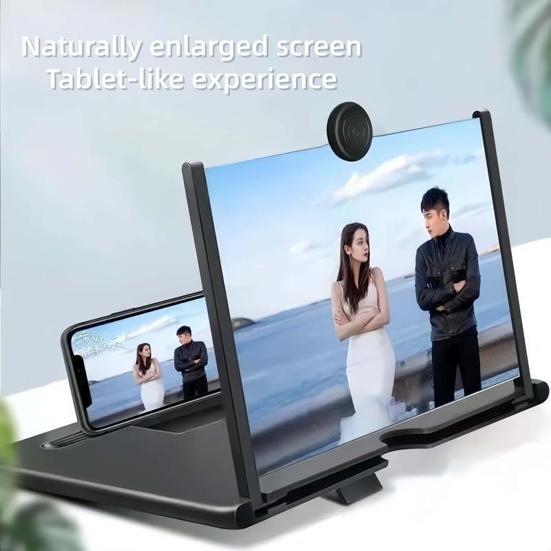【10.3” Phone Screen Magnifier】HD 3D Screen Amplifier · Foldable Cell Phone Projector Stand for Movies, Gaming & Videos · Universal Smartphone Compatible