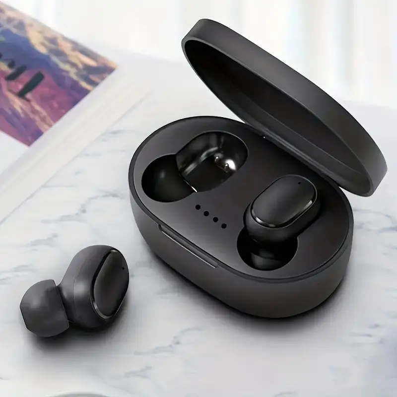Wireless Earbuds With Portable Charging Case, Mini In-Ear Headphones, Touch Control, Lightweight Comfort, Stereo Sound Earphones For Music, Calls, Travel, Workout, Daily Use