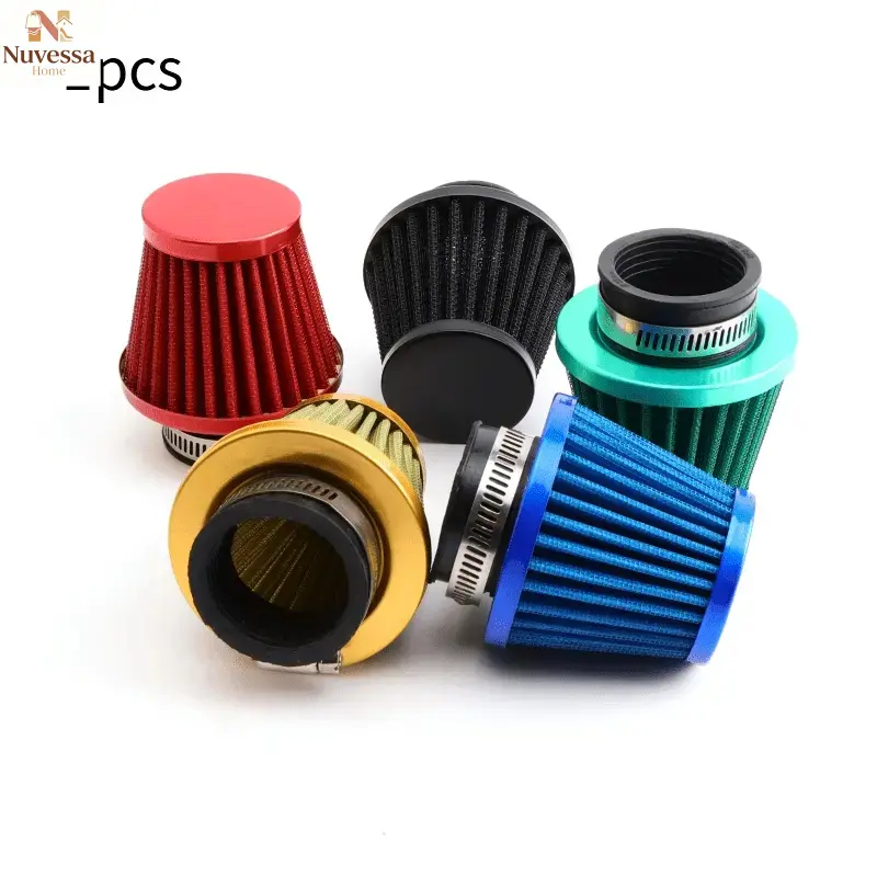 NUVES Universal 38mm Motorbike Air Filter Intake Induction Kit Motorcycle Parts GY6 50cc 110cc 125cc Motorcycle ATV Dirt Bike Accessories