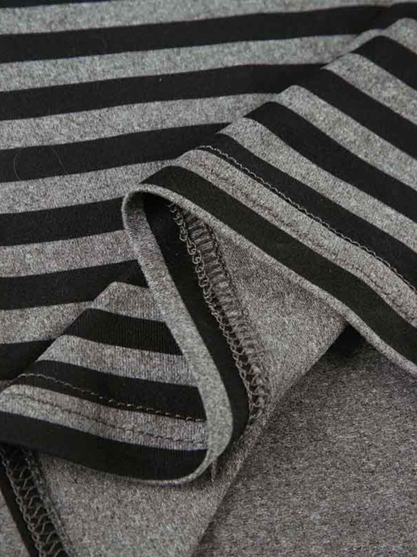 Women's Striped Print Halter Neck Tie Back Top & Shorts Two-piece Set, Casual Fashion Cozy Breathable Two Piece Outfits for Daily Wear, Ladies Clothes for All Seasons