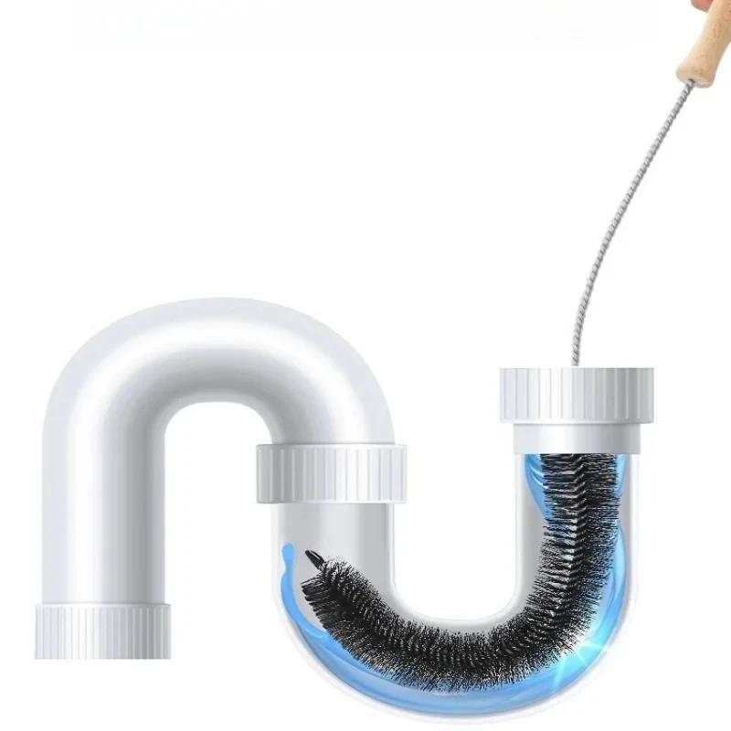 Household Cleaning Brush, 1 Count Long Flexible Dryer Vent Cleaner, Kitchen Cleaning Tool, Household Cleaning Brush for Washing Machine