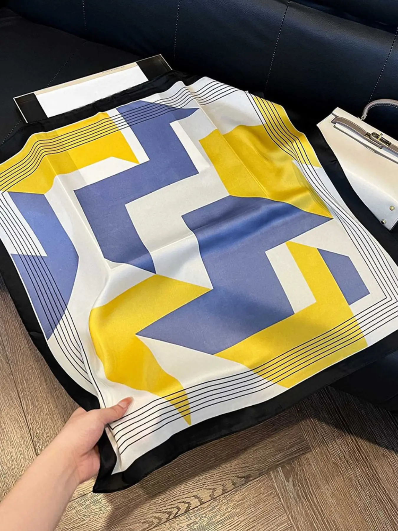 New Summer Lightweight 70x70cm Korean Style Small Scarf, Women's Silk Scarf, Sun Protection Neck Wrap, Uv Protector Scarf, Summer Shirt Accessory