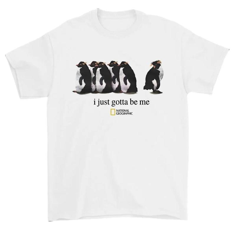 National Geographic "Going with the Flow" Unisex T-Shirt with Various Animals and Insects - Holiday Gift