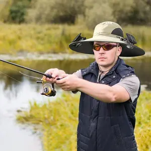 2025 New Solar Fan Fishing Hat-Solar Sun Protection Sun Hat with Fan Solar Fan Hat Dual Power Supply Fan Fan