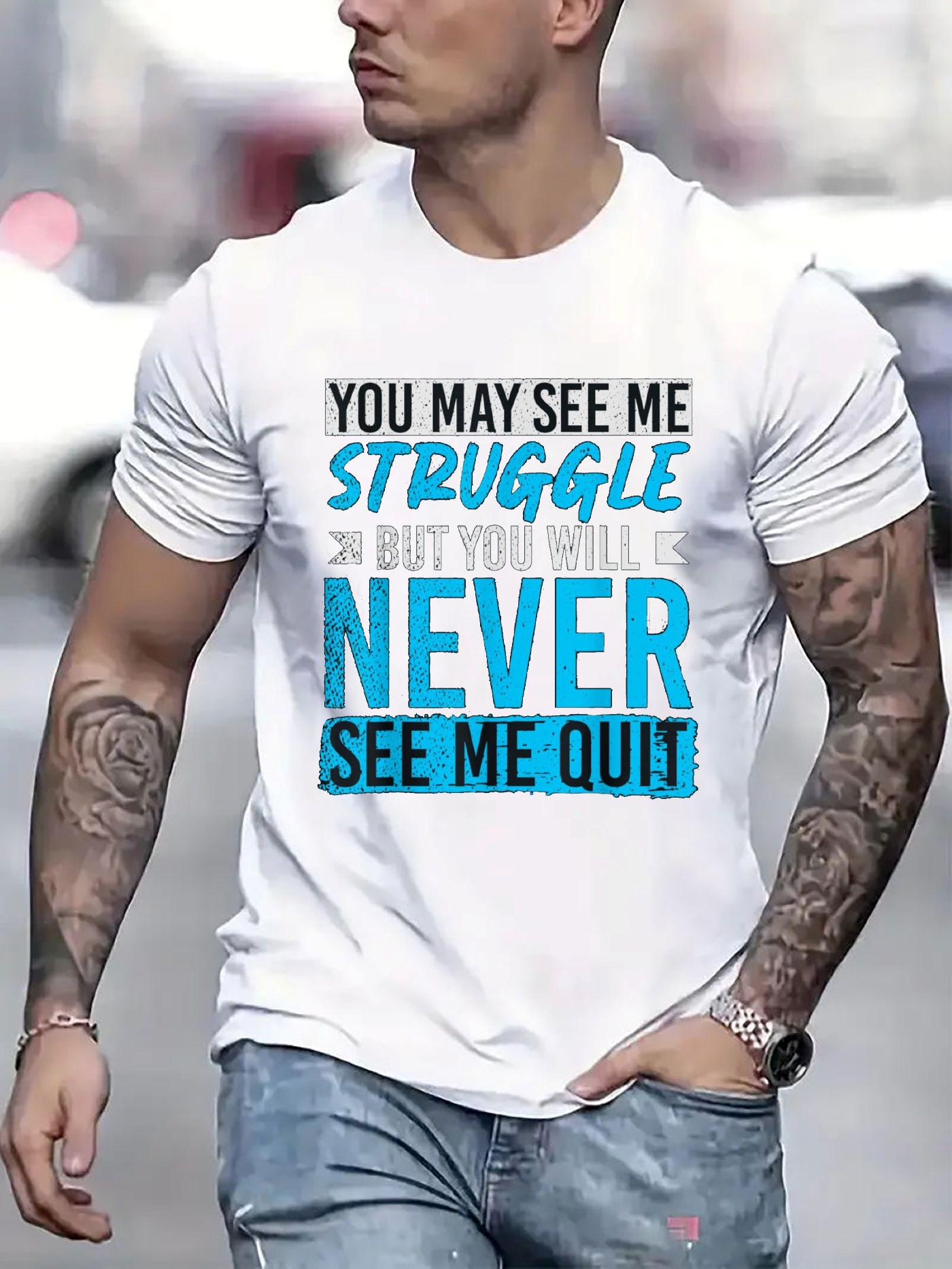 Mens TShirt Comfortable Crew Neck Casual Cotton ShortSleeves Soft Breathable Top Menswear Tshirt  Streetwear Cotton Fabric Trendy Letter Print