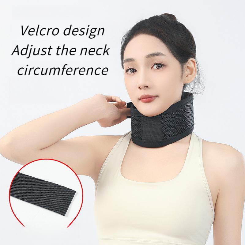 Soft Foam Neck Brace Universal Cervical Collar, Adjustable Support Brace for Sleeping - Relieves Pain and Spine Pressure, Neck Collar After Whiplash or Injury