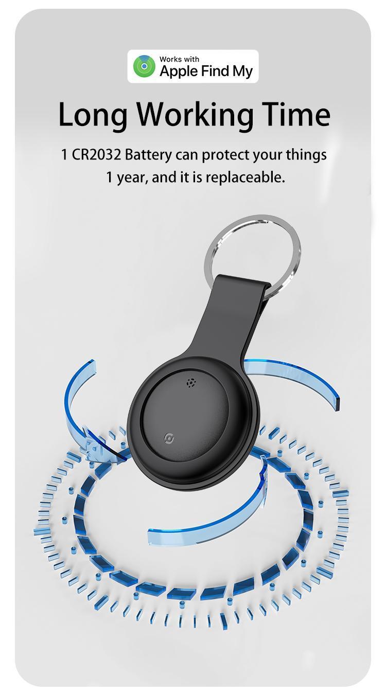 Magnetic Smart Tracking Tag GPS Tracker for Car Works with Apple Find My iOS Only Mini Trackers Device with Weatherproof Magnetic Case No Monthly Fee Best Hidden GPS Trackers Anti Lost Device