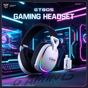 7.1 Surround Sound Gaming Headset, 2.4 GHz High-Speed Gaming, Multiple Connection Modes, Comfortable Fit, Hidden High-Definition Noise-Canceling Microphone, Lightweight Design, Compatible with PC, Laptop, Smartphone, Gaming Console, and Other Devices