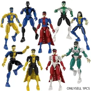 3D Printed Superhero Upgrade Model, Multi-Joint Transformable Figure, Action Figure Toy, Doll Decoration, Gift Idea