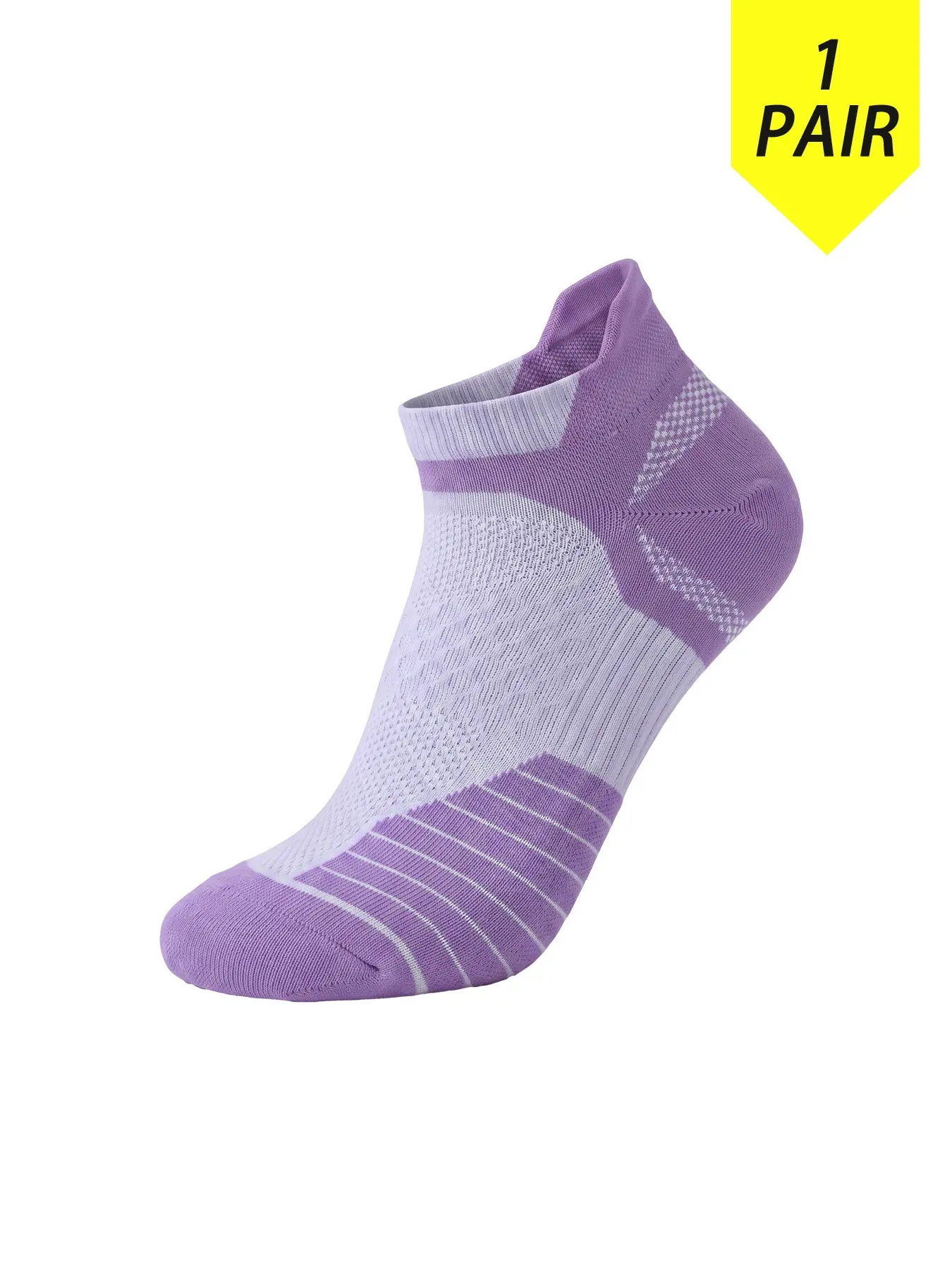 Women’s Professional Running Socks 1 Pair – Quick-Dry Marathon Elite Athletic Socks, Terry Cushioned Sole Anti-Chafe Blister-Proof Sports Socks for All-Season