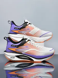Six Colors Unisex Lightweight Anti Slip Running Shoes Beginner Daily Recovery Run Mesh Rubber Breathable Light Cushion
